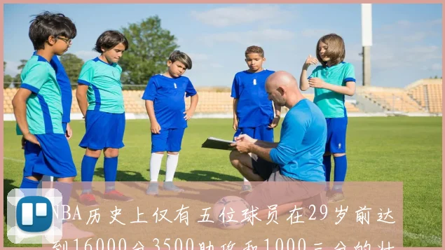 NBA历史上仅有五位球员在29岁前达到16000分3500助攻和1000三分的壮举